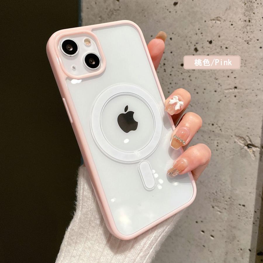 iPhone MagSafe対応 ケース カバー 13 mini TPU 耐衝撃 大人