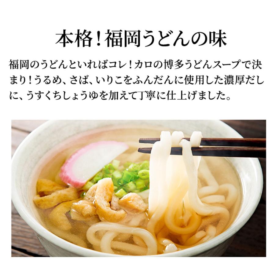 ニビシ カロ博多うどんスープ 80g(2人前）×10袋 博多うどん 本場 福岡