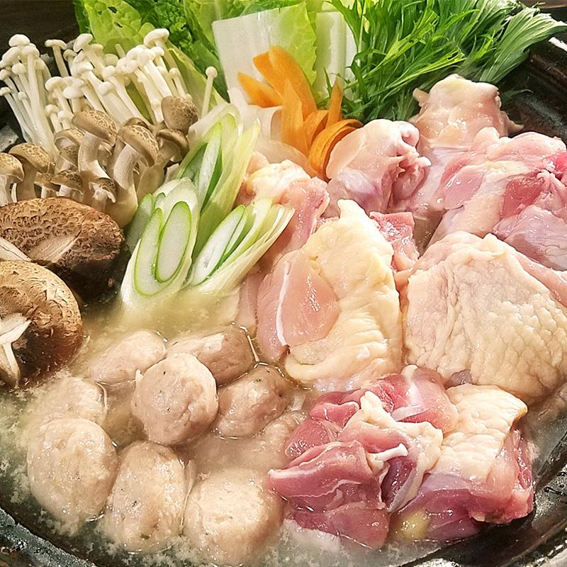 天草大王 熊本産 地鶏鍋セット ぶつ切500g 鍋つみれ150g カット肉100g