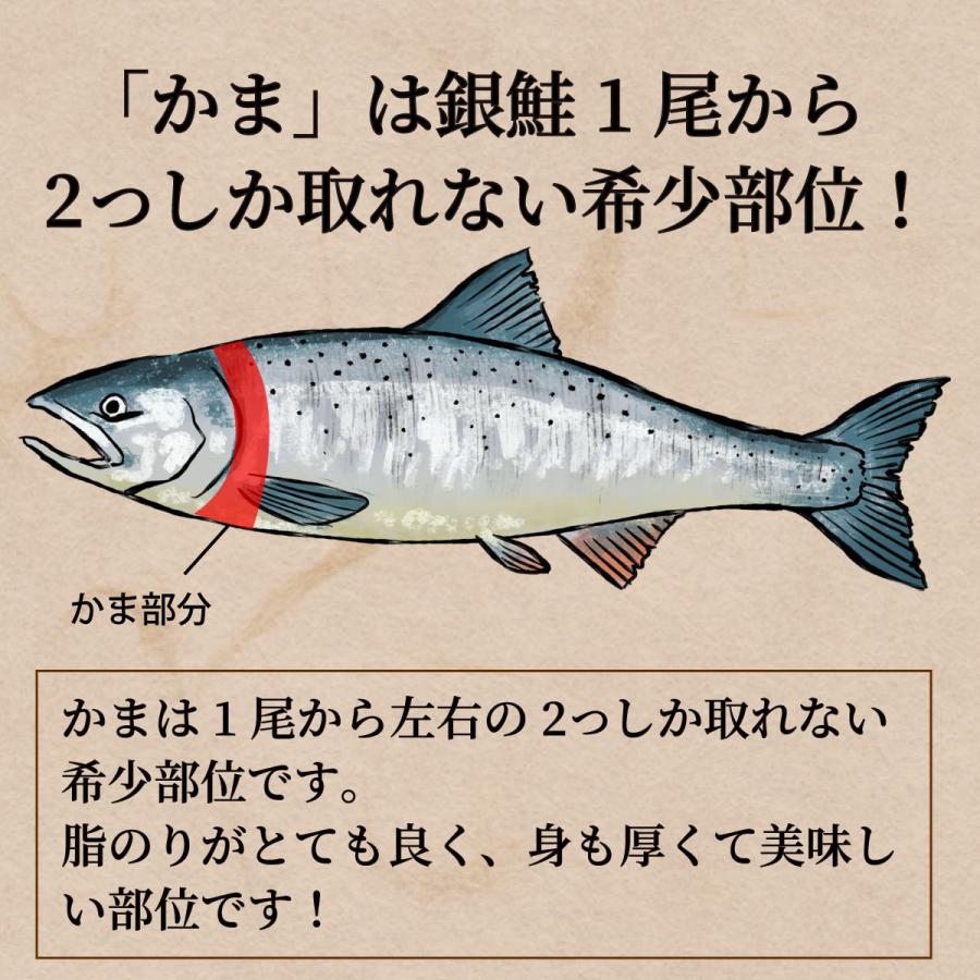 銀鮭かま 【1k~1.2k入り 】チリ産  無塩   おすすめ品 鮮度抜群 鮮ど市場  無塩鮭 無塩さけ 無塩銀鮭 銀鮭 大人気  冷凍品 お取り寄せ お取り寄せグルメ｜sendoichiba｜04