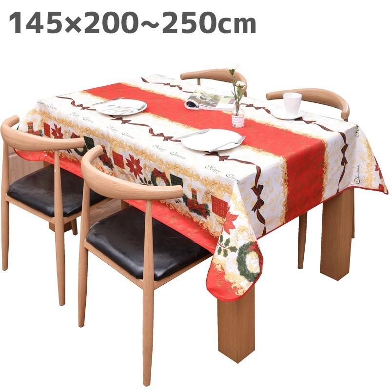 クリスマス 用 テーブルクロス クリスマスツリー サンタ ランチョンマット 防水 ディナー イベント パーティー 145 0cm S1350 Xmas 145x0 Shopママベベ 通販 Yahoo ショッピング