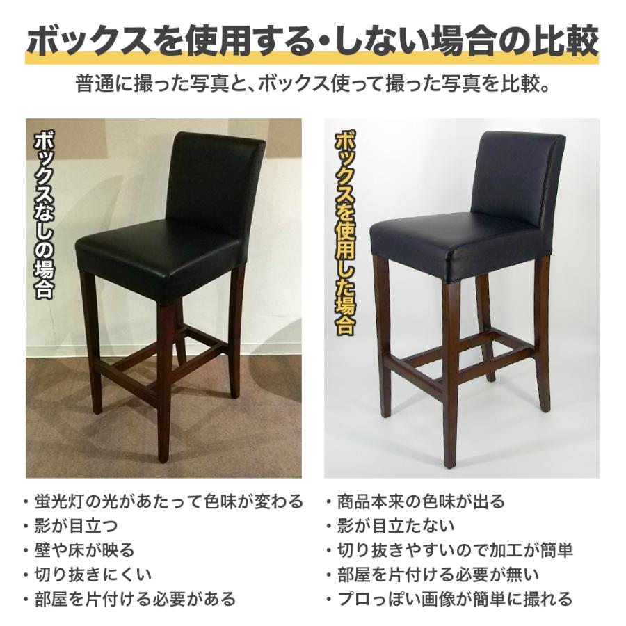 撮影ボックス 超大型 200cm x 120cm x 100cm 撮影スタジオ フォトボックス 撮影ブース 簡易組立 簡単 人物 洋服 LEDライトの画像