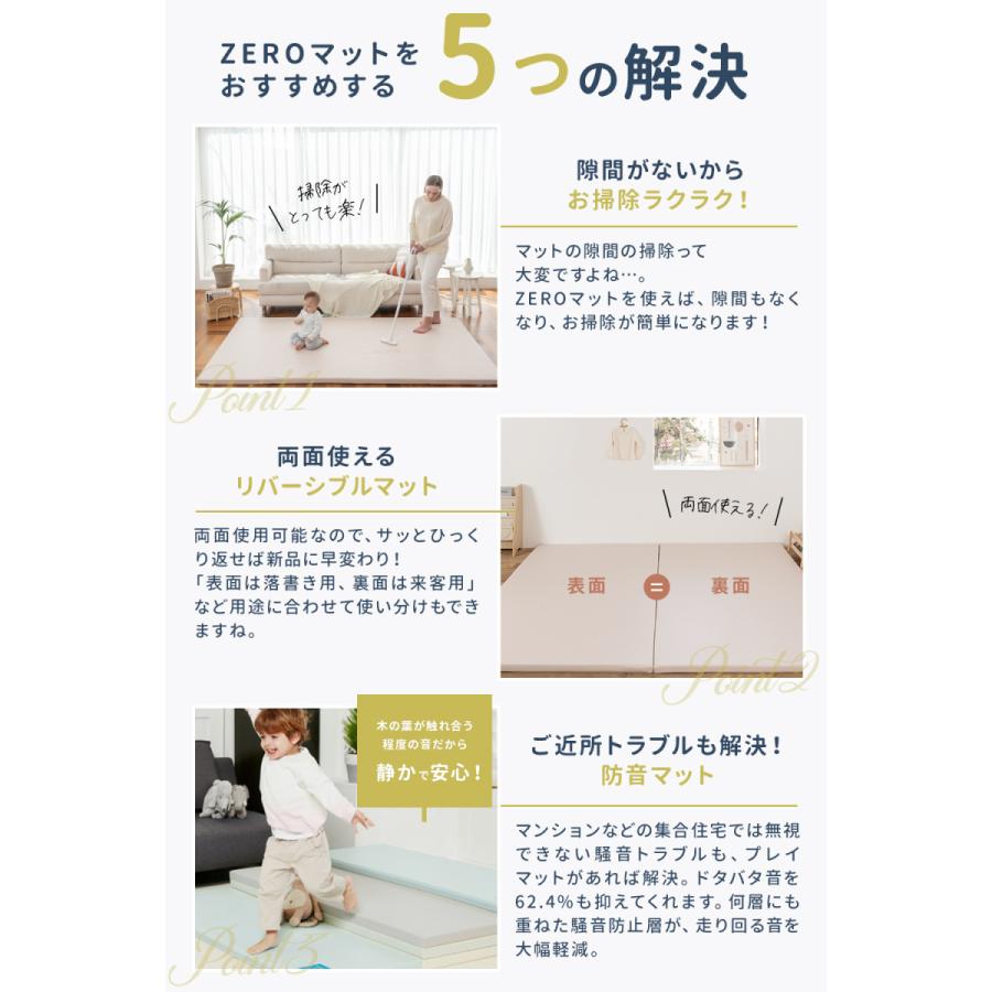 プレイマット ベビーマット 280cm x 200cm 厚さ4cm Gサイズ 隙間なし