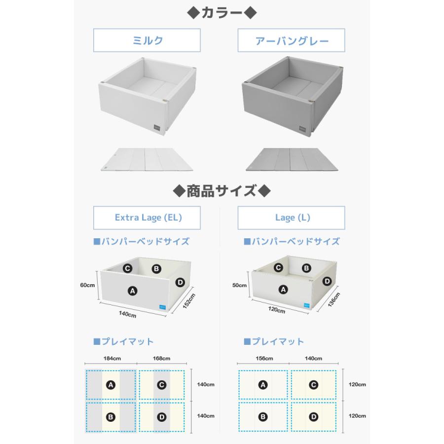 ベビーサークル プレイマット 国際検査済み ガードベッド ALZIP mat（アルジップマット）防音 防水（ELサイズ 140×152×60cm）｜senegal｜05