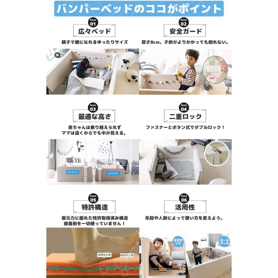 ベビーサークル プレイマット 国際検査済み ガードベッド ALZIP mat 