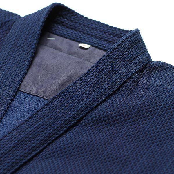剣道着「武州一」 一重上製細身「正藍染」 #140 2.0号 （国産・本藍先