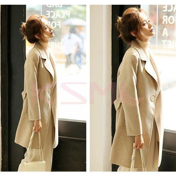 注目ショップ ブランドのギフト ロング丈 通勤 冬 秋 ジャケット ロングコート レディース テーラードジャケット カシミヤコート チェスターコート トレンチコート スプリング チェスターコート カラー ピンク Michiganestateplanning Com