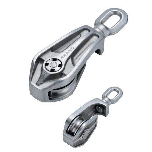 AK10004 浅野金属工業 AKワニブロック P型 ステンレス滑車 ステンレス