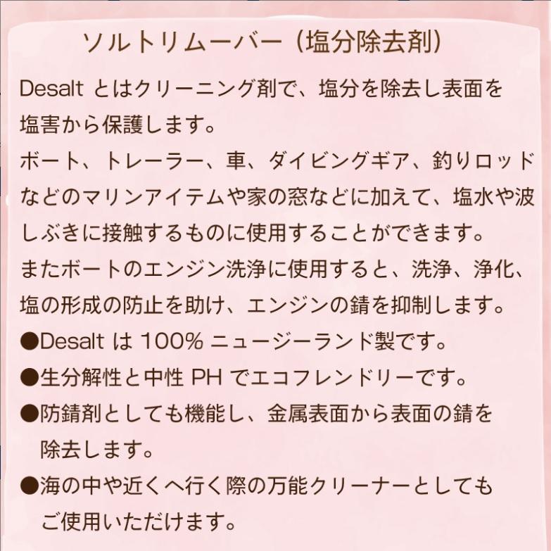 ソルトリムーバー 5L 塩分除去剤 塩害 腐食 Desalt ソルトリムーバー 5L 塩分除去剤 塩害 腐食 Desalt