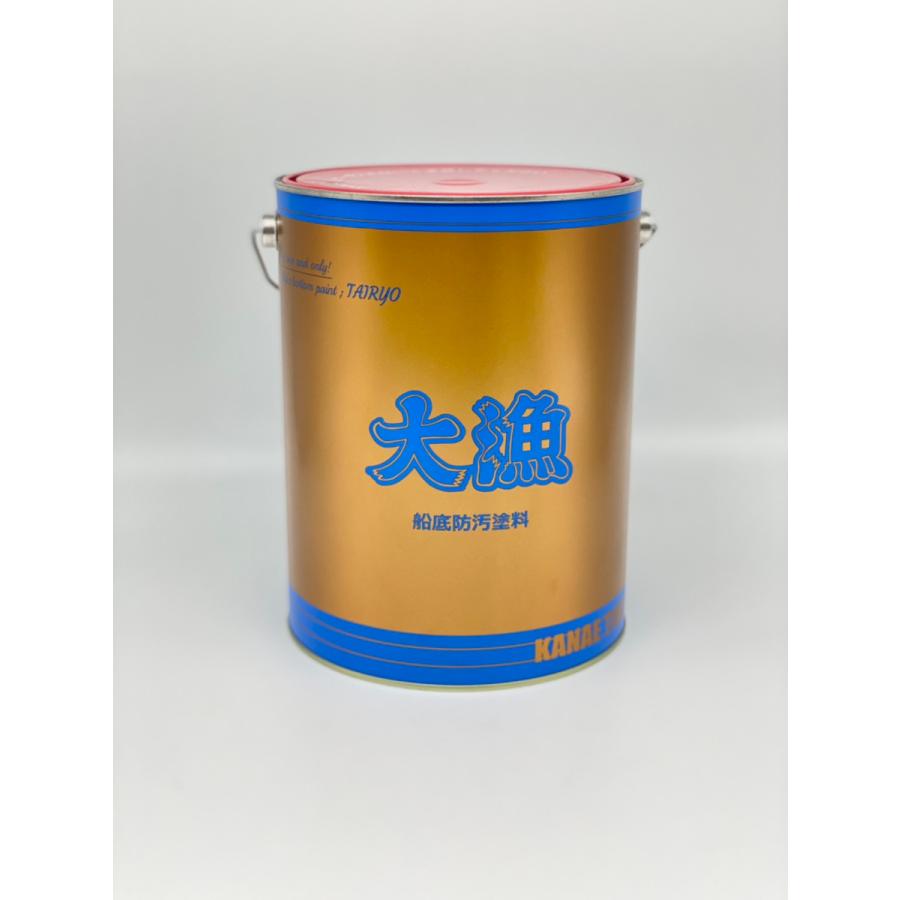 カナエ塗料 ネット販売限定（ゴールド缶） 大漁 4kg 赤 船底防汚塗料 