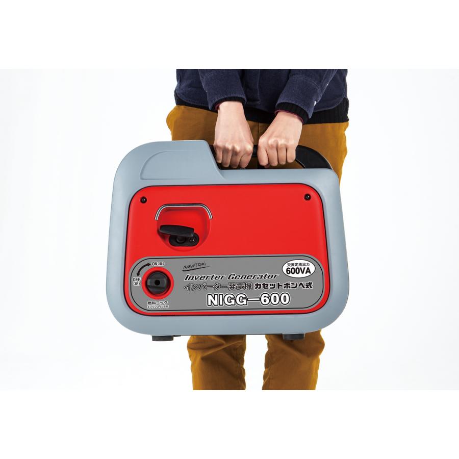 最大90%OFFクーポン PEG-600iB インバーター発電機 カセットボンベ式