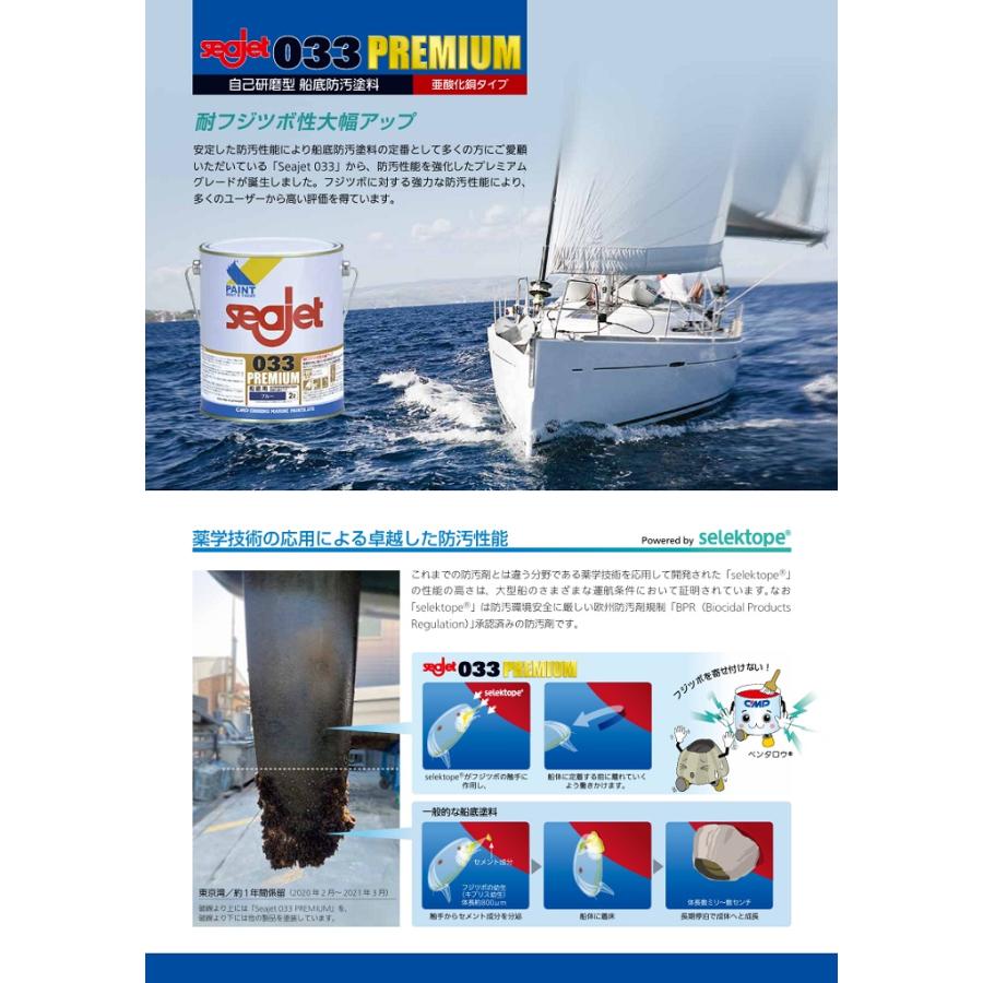 船底塗料 seajet033 premium ブルー 2缶 | ヤマダウェブコム