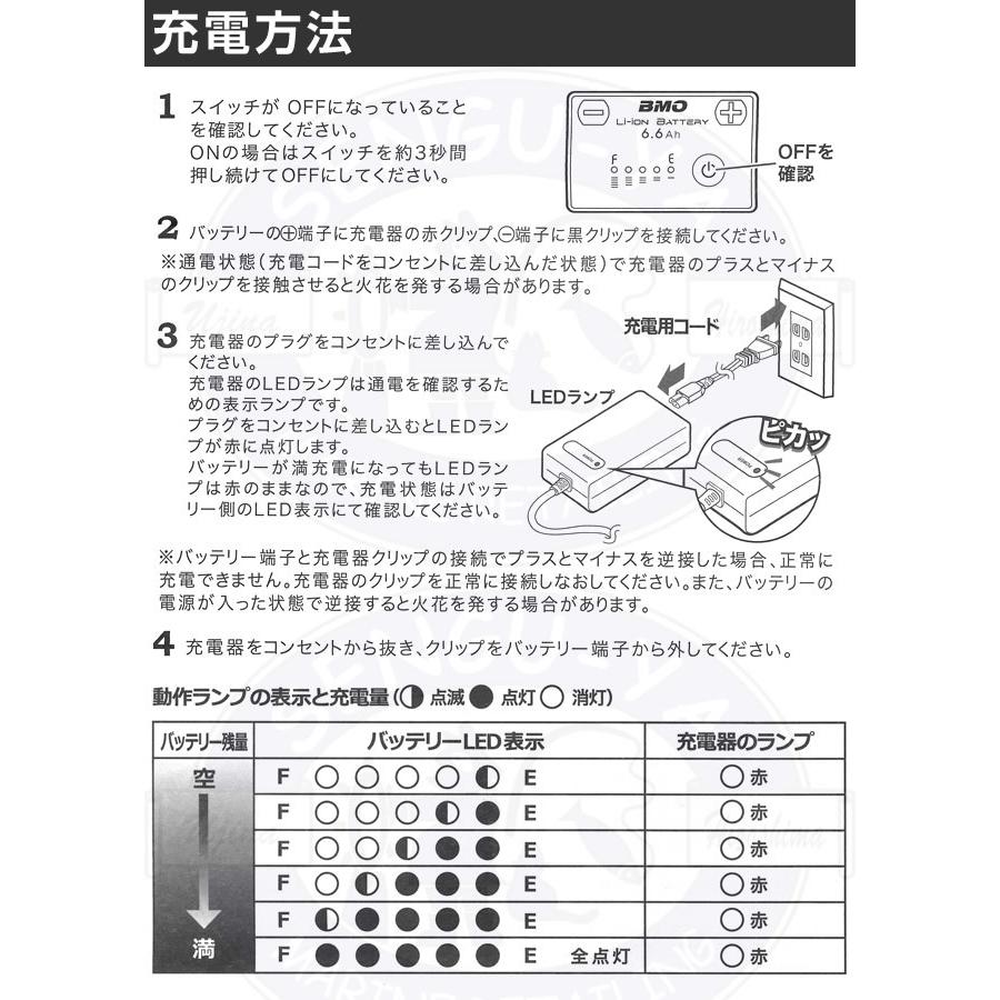 肌触りがいい Bmo リチウムイオンバッテリー6 6ah 本体 チャージャーセット 電動リールなどに 10z0009 今月限定 特別大特価 Zoetalentsolutions Com