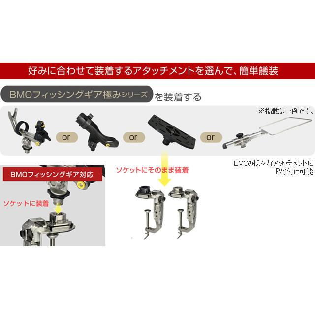 BMO 船釣り用万力 ステンレスソケットタイプ [BM-DMR-SS