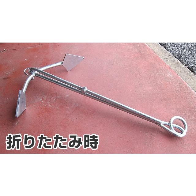 FS型ボートアンカー 15kg 折りたたみ式 万能型 : せんぐ屋 - 通販