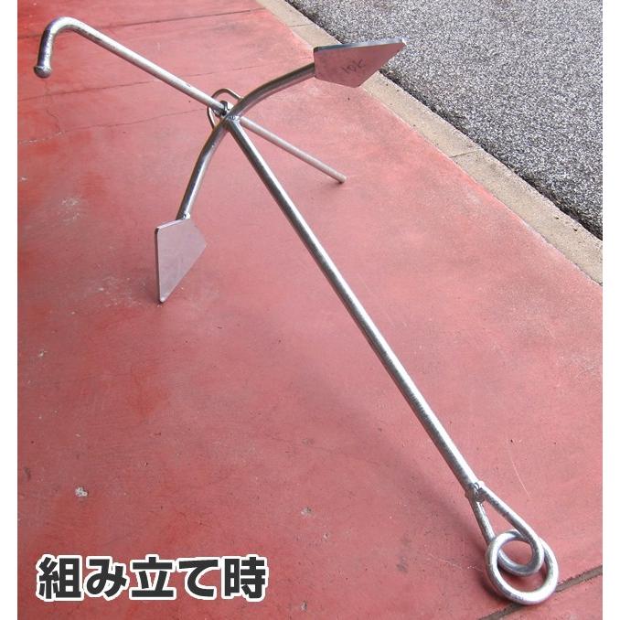 FS型ボートアンカー 15kg 折りたたみ式 万能型 : せんぐ屋 - 通販
