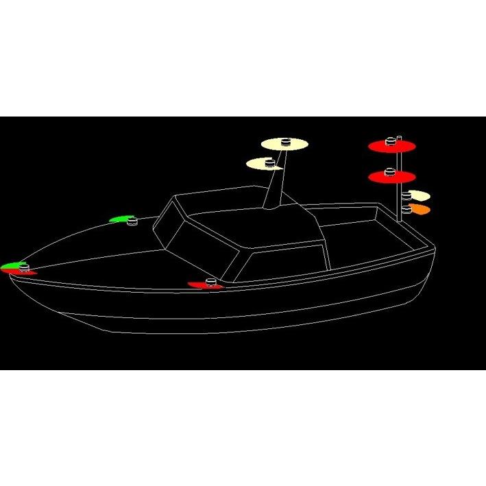 LED航海灯　第2種げん灯・緑(右)　スターポートライト 【NLSG-2G】　JCI認定品【伊吹工業】_3