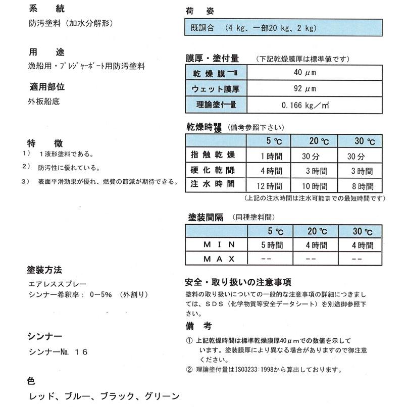 高級船底塗料 ニュープラドール 4kg 関西ペイントマリン・NKM 高級船底塗料 ニュープラドール 4kg 関西ペイントマリン・NKM