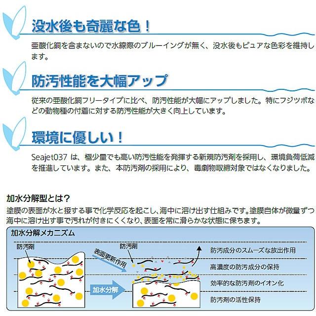 シージェット037 2L プレジャーボート等に アルミ艇や金属部分にもOK 