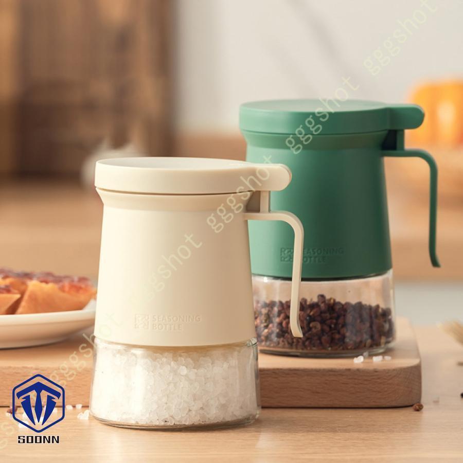 調味料ケース 家庭用 調味料入れ 調味料ポット ふた付 スプーン付
