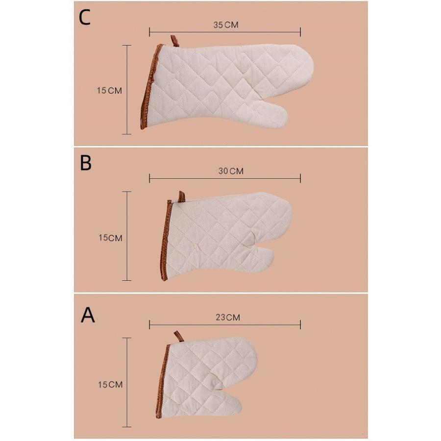 鍋つかみ ミトン オーブ手袋 オーブンミトン 左右セット キッチン 耐熱ミトン 料理 滑り止め 断熱 家庭用 業務用 クッキング用 バーベキュー用｜senichi｜06