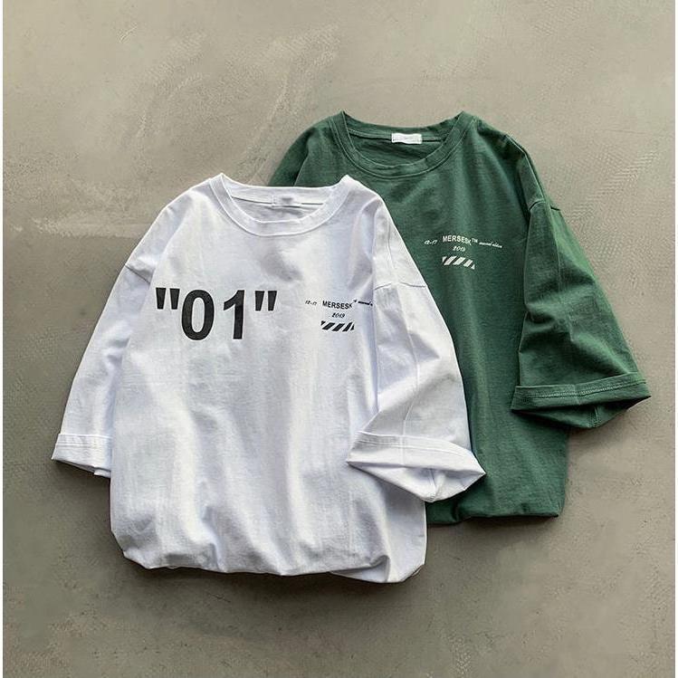 Tシャツ メンズ 数字ロゴ オシャレ Tシャツ 半袖 トップス 白 スポーツ 大きいサイズ ゆったり ファッション｜senichi｜02