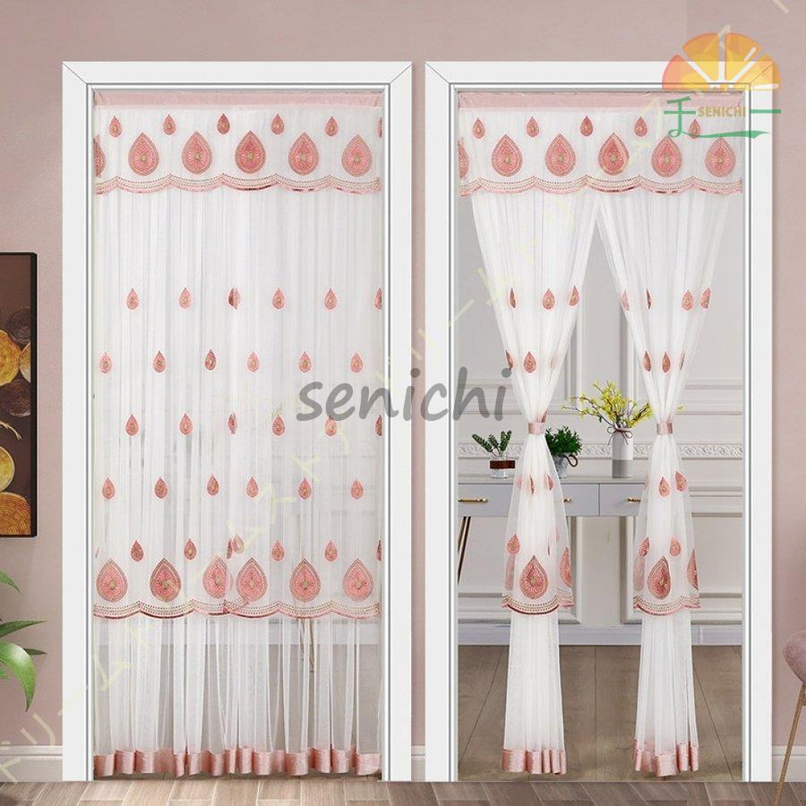 カフェカーテン レース 刺繍 おしゃれ 北欧 小窓 カーテン 目隠しカーテン かわいい 洗面所 棚 トイレ キッチン ナチュラル ロング 透け感 エレガント Dora0113 Life253 千一 通販 Yahoo ショッピング