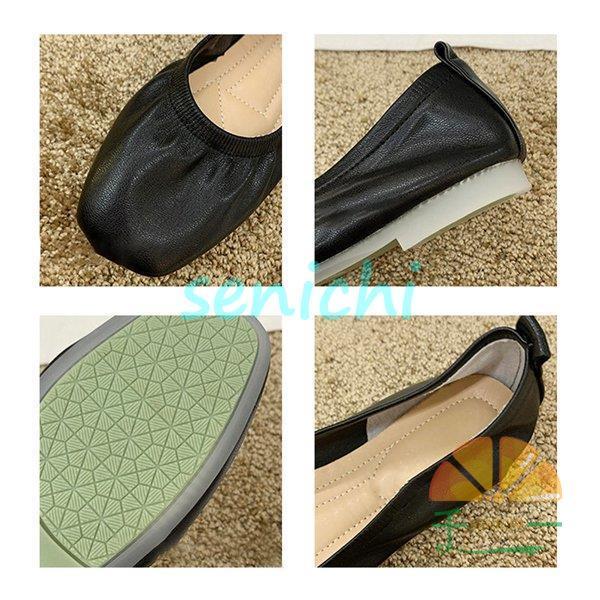 バレエシューズ フラットシューズ 履きやすい パンプス レディース