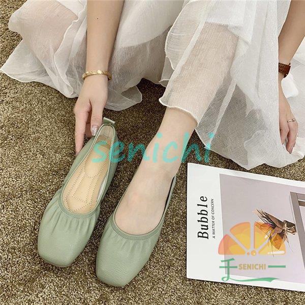 バレエシューズ フラットシューズ 履きやすい パンプス レディース