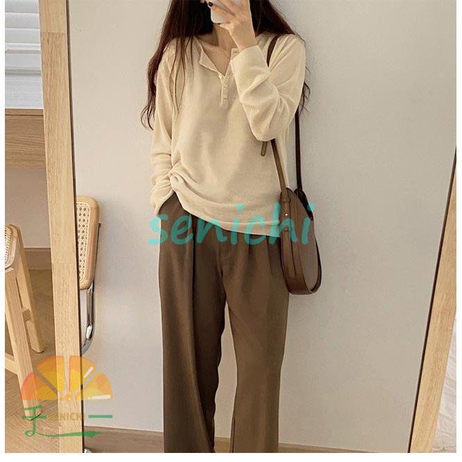 ニット 薄手 セーター レディース Tシャツ 長袖 リブニット ゆったり ニットセーター 長袖tシャツ インナー 重ね着 春秋 インナーウェア 衝撃特価