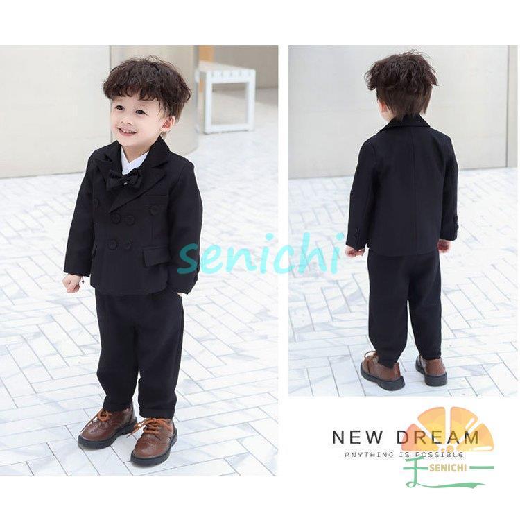 スーツ キッズ 男の子 入学式 子供 フォーマル スーツ パンツスーツ ジュニア セットアップ 小学生 卒業式 七五三 結婚式 発表会 正装 上下セット 子供服 韓国風 | ブランド登録なし | 12