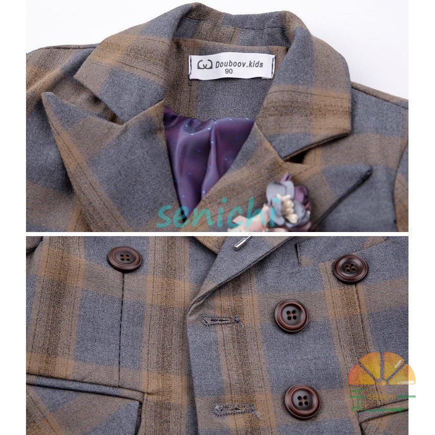 スーツ キッズ 男の子 入学式 子供 フォーマル スーツ パンツスーツ ジュニア セットアップ 小学生 卒業式 七五三 結婚式 発表会 正装 上下セット 子供服 韓国風 | ブランド登録なし | 14