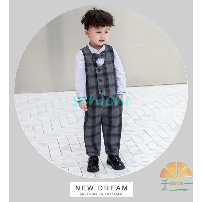 スーツ キッズ 男の子 入学式 子供 フォーマル スーツ パンツスーツ ジュニア セットアップ 小学生 卒業式 七五三 結婚式 発表会 正装 上下セット 子供服 韓国風 | ブランド登録なし | 02