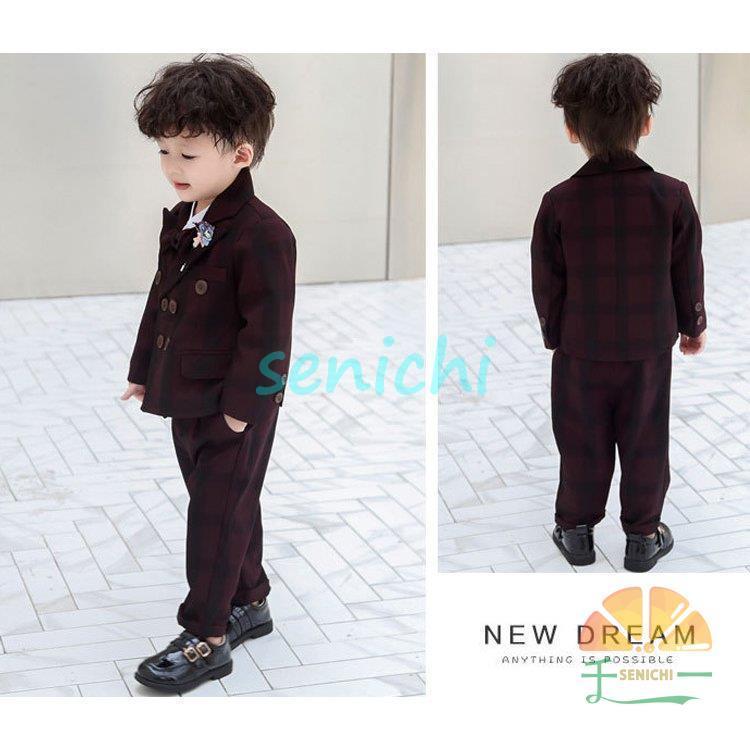 スーツ キッズ 男の子 入学式 子供 フォーマル スーツ パンツスーツ ジュニア セットアップ 小学生 卒業式 七五三 結婚式 発表会 正装 上下セット 子供服 韓国風 | ブランド登録なし | 06