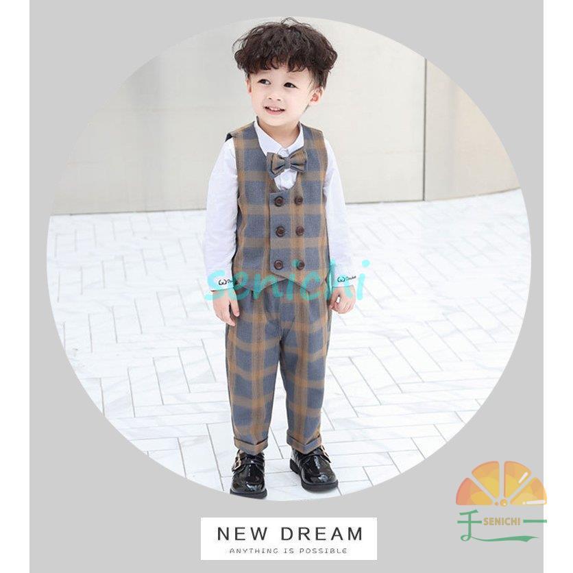 スーツ キッズ 男の子 入学式 子供 フォーマル スーツ パンツスーツ ジュニア セットアップ 小学生 卒業式 七五三 結婚式 発表会 正装 上下セット 子供服 韓国風 | ブランド登録なし | 08