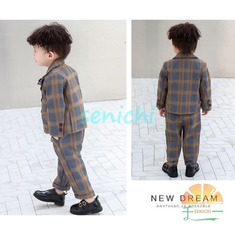 スーツ キッズ 男の子 入学式 子供 フォーマル スーツ パンツスーツ ジュニア セットアップ 小学生 卒業式 七五三 結婚式 発表会 正装 上下セット 子供服 韓国風 | ブランド登録なし | 09