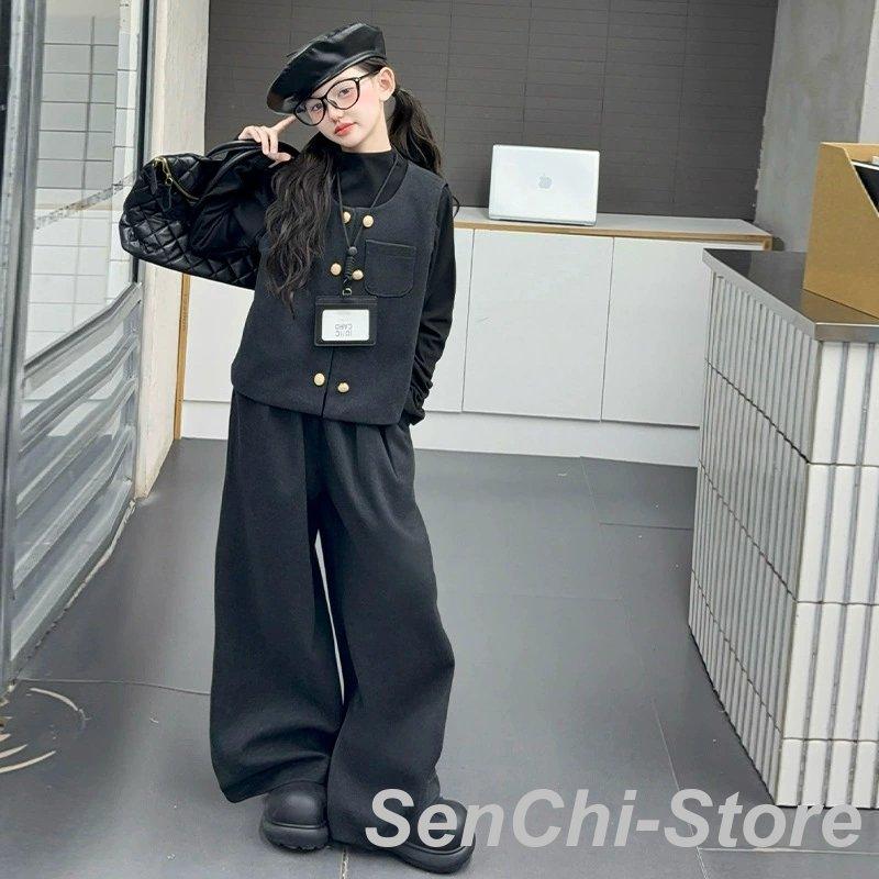 卒業式 パンツスーツ フォーマル 3点セット ピアノ発表会 チェック柄