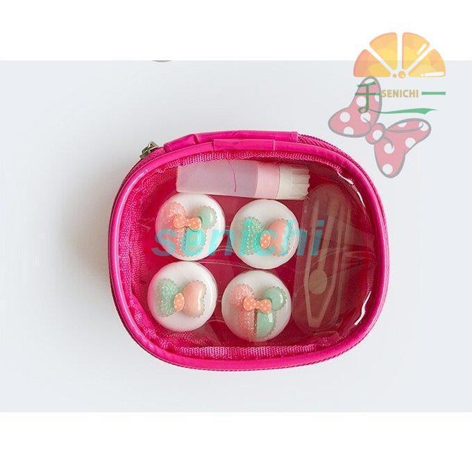 コンタクトレンズケース ケース 持ち運び収納ケース シンプル