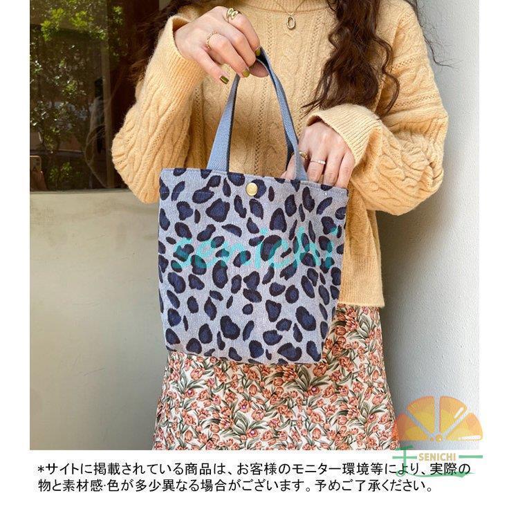ミニバッグ 布製 ミニトート レディース ランチバッグ コーデュロイ