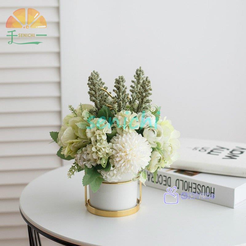 造花 インテリア 花瓶付き フラワーアレンジメント ブーケ