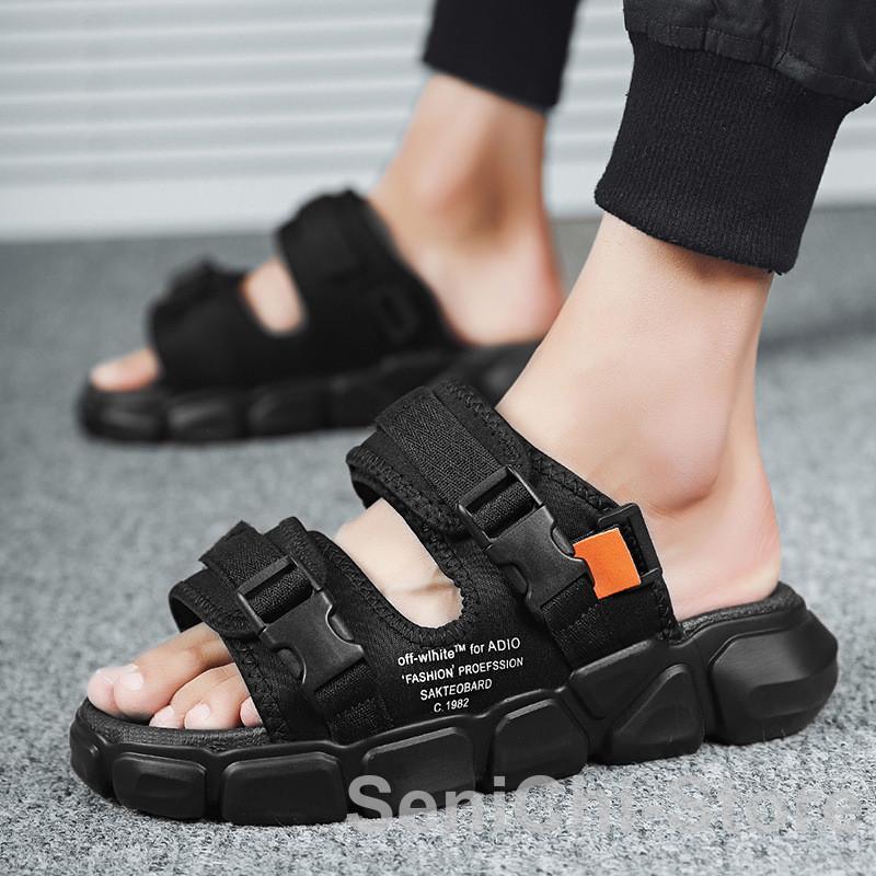 サンダル シューズ 靴 メンズ スポーツサンダル ストラップ 厚底 2way