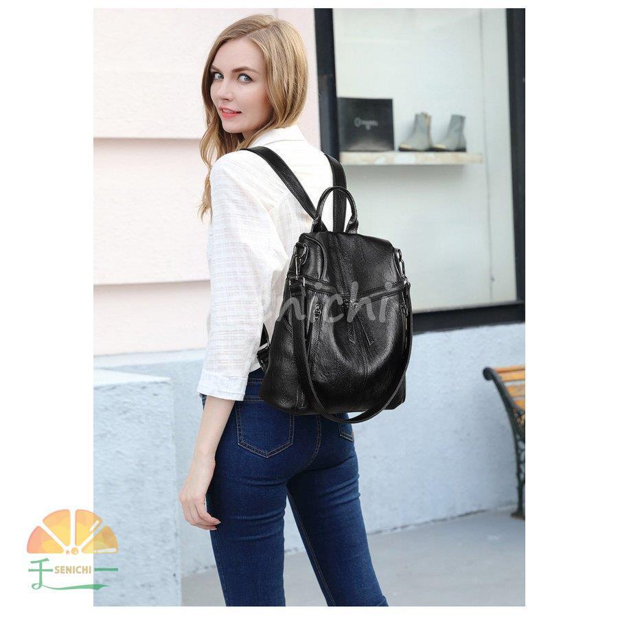 本革 リュック レディース オリジナルバッグ 大容量大人2way トート