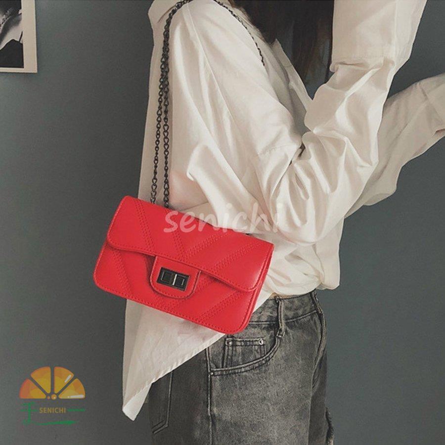 ショルダーバッグ レディース 肩掛け チェーンバッグ クロスボディー