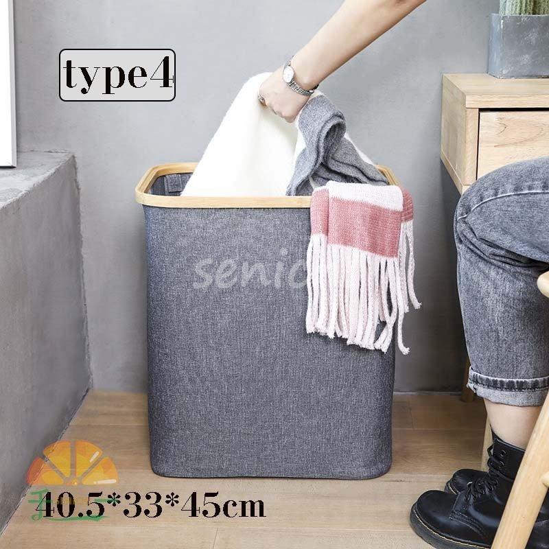 ランドリーバスケット 巾着 折りたたみ 北欧 おしゃれ 洗濯カゴ 洗濯