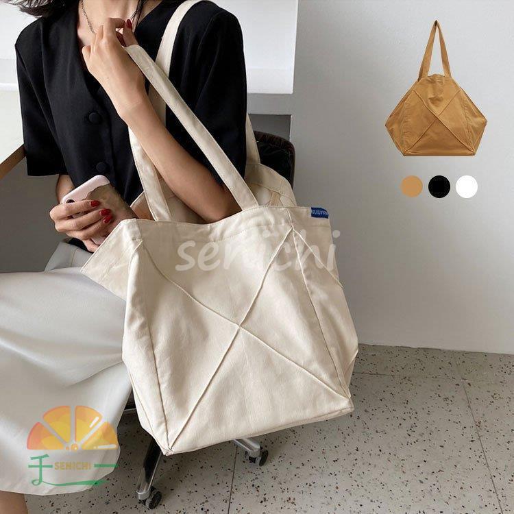 トートバッグ レディース 40代 ショルダーバッグ かばん キャンバス 大きめ 肩掛け 手持ち 韓国風 かわいい おしゃれ 大容量 お洒落 30代 50代 Dora0918 Bag618 千一 通販 Yahoo ショッピング