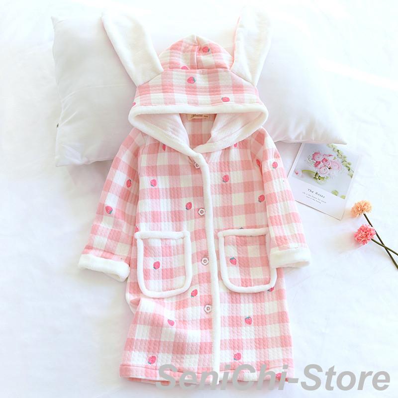 バスローブ キッズ 子供服 女の子 冬 ルームウェア フード付き 厚手 ナイトガウン 秋冬 部屋着 モコモコ 注目ブランドのギフト 可愛い 柔らかい 長袖 パジャマ フランネル 防寒着