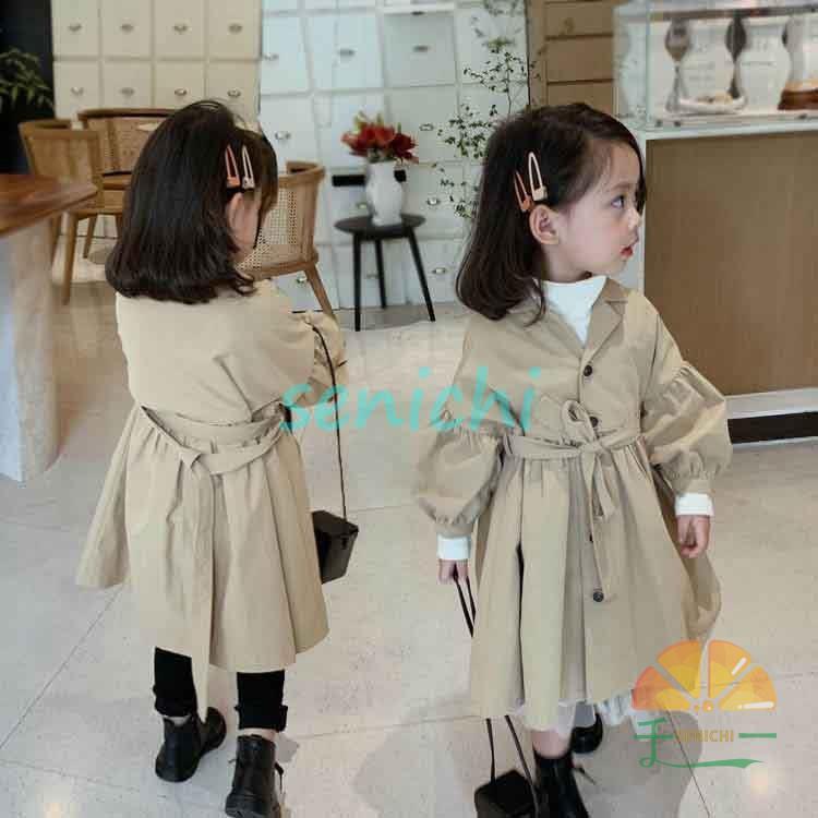 子供服 女の子 子供コート トレンチコート スプリングコート アウター 長袖 春秋 秋服 春コート ジャケット ロングコート キッズコート 防風 おしやれ 可愛い Dora0918 Koto438 千一 通販 Yahoo ショッピング