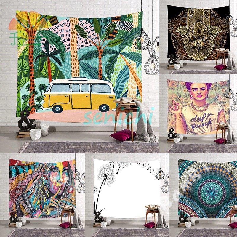 出色 タペストリー おしゃれ 北欧 インテリア 雑貨 壁掛け 絵 布 大判 壁 飾り Aynaelda Com