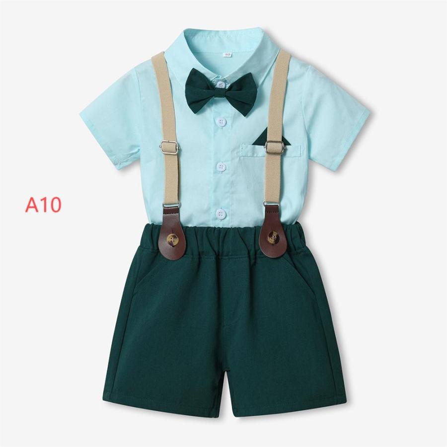 子供服 セットアップ キッズ 女の子 おしゃれ 半袖 夏 上下セット 2点セット シャツ ブラウス ジュニア カジュアル 可愛い 新品 | ブランド登録なし | 12