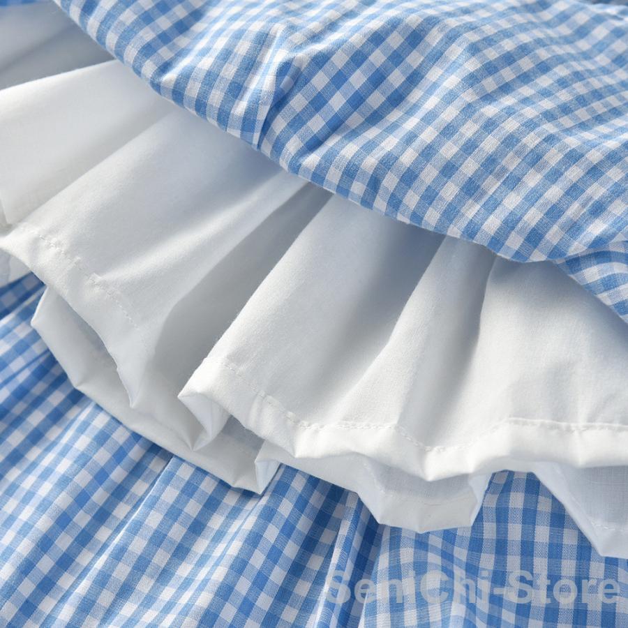 子供服 セットアップ キッズ 女の子 おしゃれ 半袖 夏 上下セット 2点セット シャツ ブラウス ジュニア カジュアル 可愛い 新品 | ブランド登録なし | 14